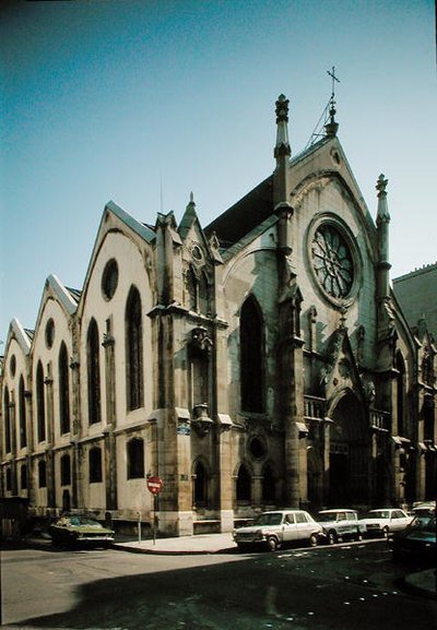La chiesa di St. Eugene, costruita nel 1855 da Louis Auguste Boileau